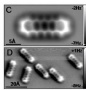 Először fényképezték le egy molekula atomjait