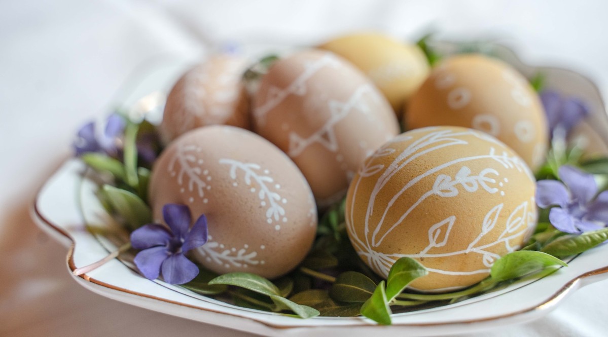 Szerelmi üzenetek a húsvéti tojásokon
