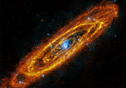 Habzsoló fekete lyuk az Androméda-galaxisban