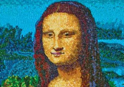Mona Lisa cukorkából