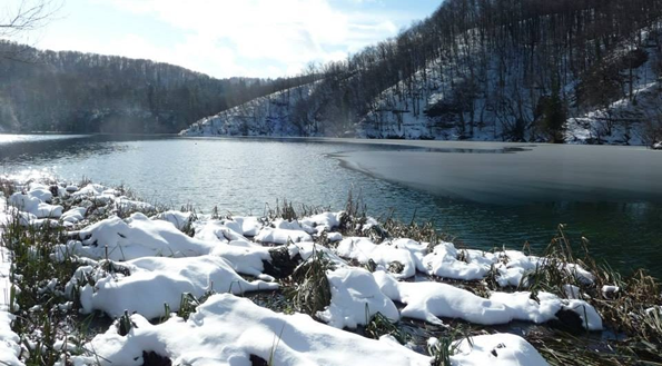 A fehér ötven árnyalata, avagy Plitvice télen.