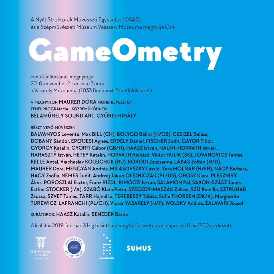 GameOmetry: művészek játékai a Vasarely Múzeumban