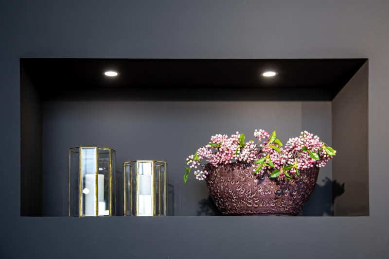 Tippek a falak és a bútorok kiemelésére világítással